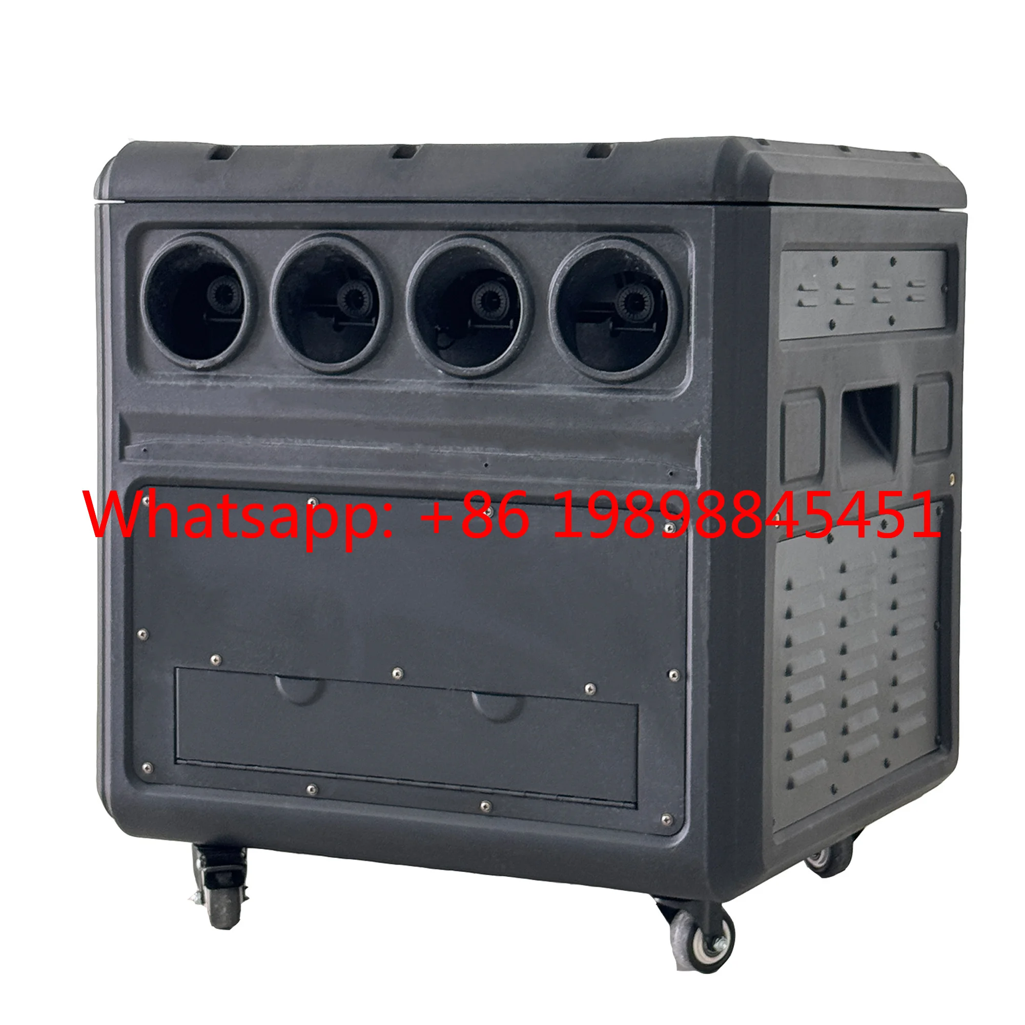 Machine SITERUI Outdoor ABS Plastic Casing 4-Wheel Remote Control Fog with DMX-512 6L Tank 2000W Power for Wedding...