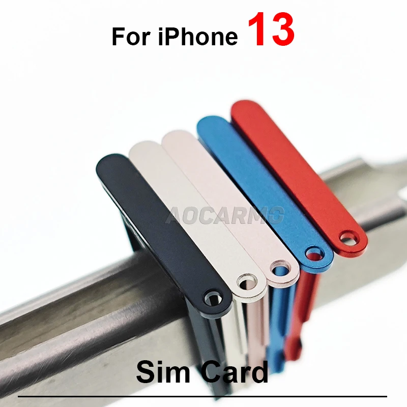 For iPhone 13 Single + Dual SIM Card Tray Slot Replacement Parts