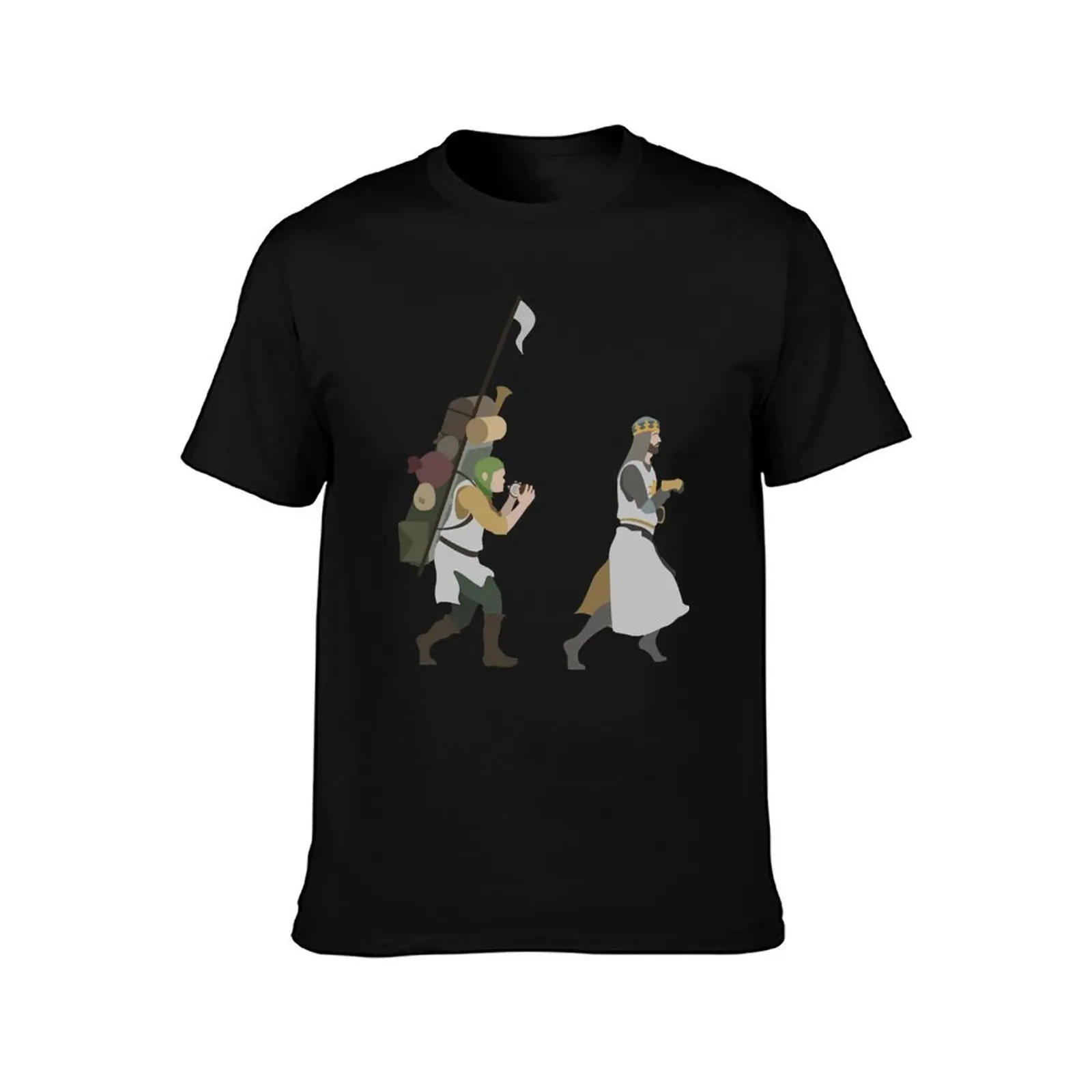 King Arthur T-Shirt Summer Casual Cotton Tee Oversized Streetwear Tops Vintage Graphic Print Loose Fit Short Sleeve