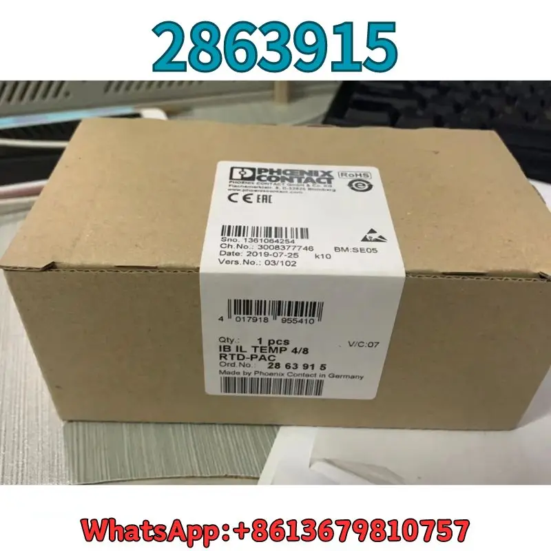 New Module 2863915 IB IL TEMP 4/8RTD fast shipping