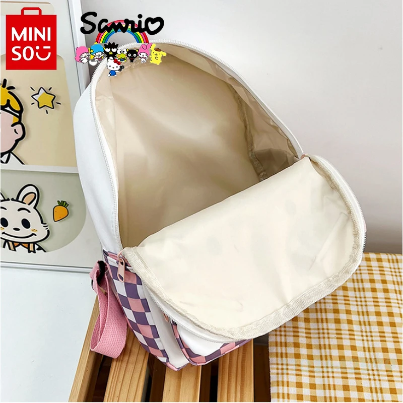 Mininstants-Sac à dos Hello Kitty pour femme, sac à dos pour fille, dessin animé, grande capacité, à la mode, haute qualité, enfants, nouveau