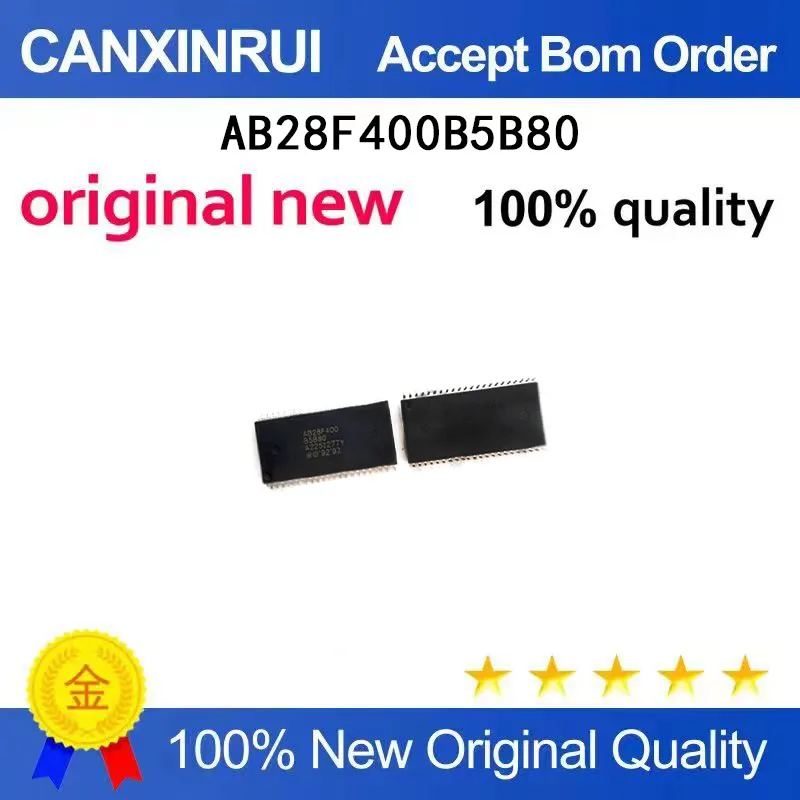 

(5-100 Pieces) Brand new AB28F400B5B80 AB28F400 SOP44 storage chip IC in stock