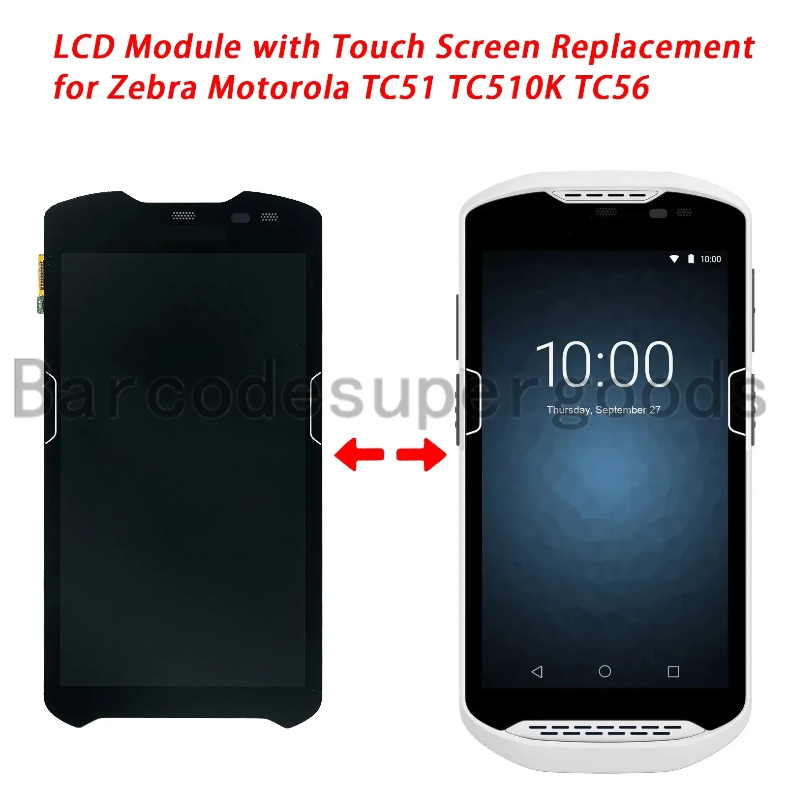 20pcs LCD Display Module with Touch Screen for Zebra TC51 TC510K Barcode