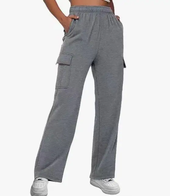 2025 autumn and winter new work pants solid color high waist slimming design sense pocket straight leg wide leg women's pants