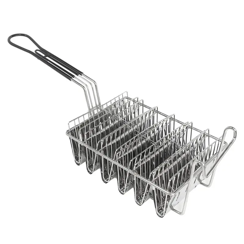 

ABMS-Kitchen Fried Cooking French Fries Basket Tortilla Fry Basket For Deep Fat Fryer Basket Stainless Steel