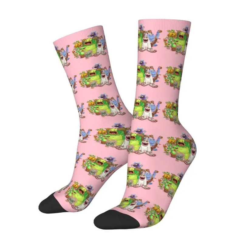 Custom Cool My Singing Monsters Video Game Socks Men Women Warm 3D Printing Sports Football Socks