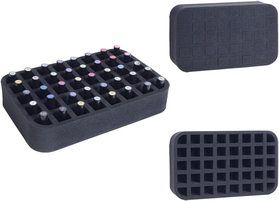 

Органайзер для лаков для ногтей с отделениями на 40 флаконов (15 мл/0,5 жидких унций), лоток для хранения в ящиках