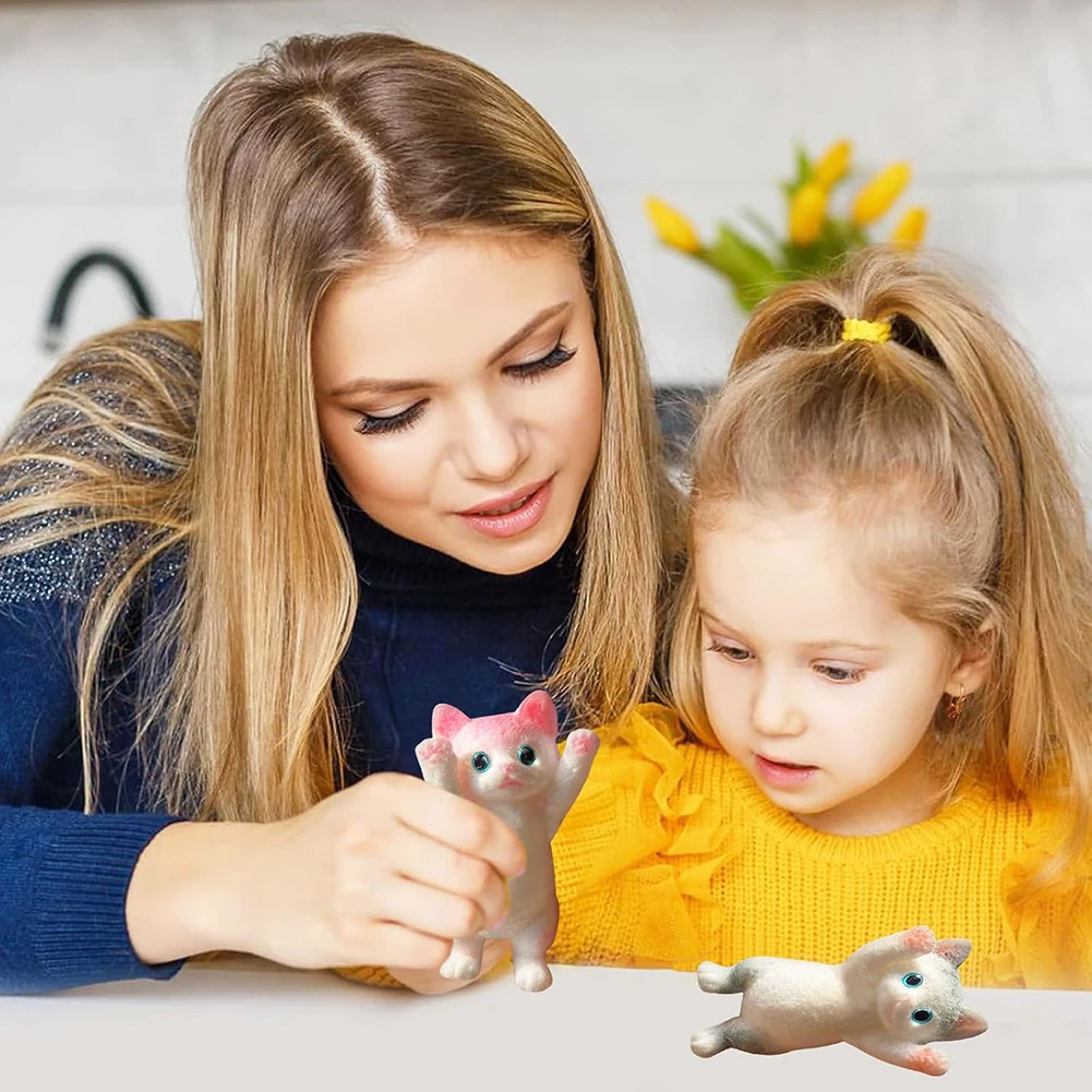 Zabawka antystresowa w kształcie kota, kreskówkowa zabawka do ściskania, zabawka do ściskania w dłoni, zabawna zabawka antystresowa dla kota, zabawka dekompresyjna dla kotów, zabawka antystresowa dla nastolatków i studentów.