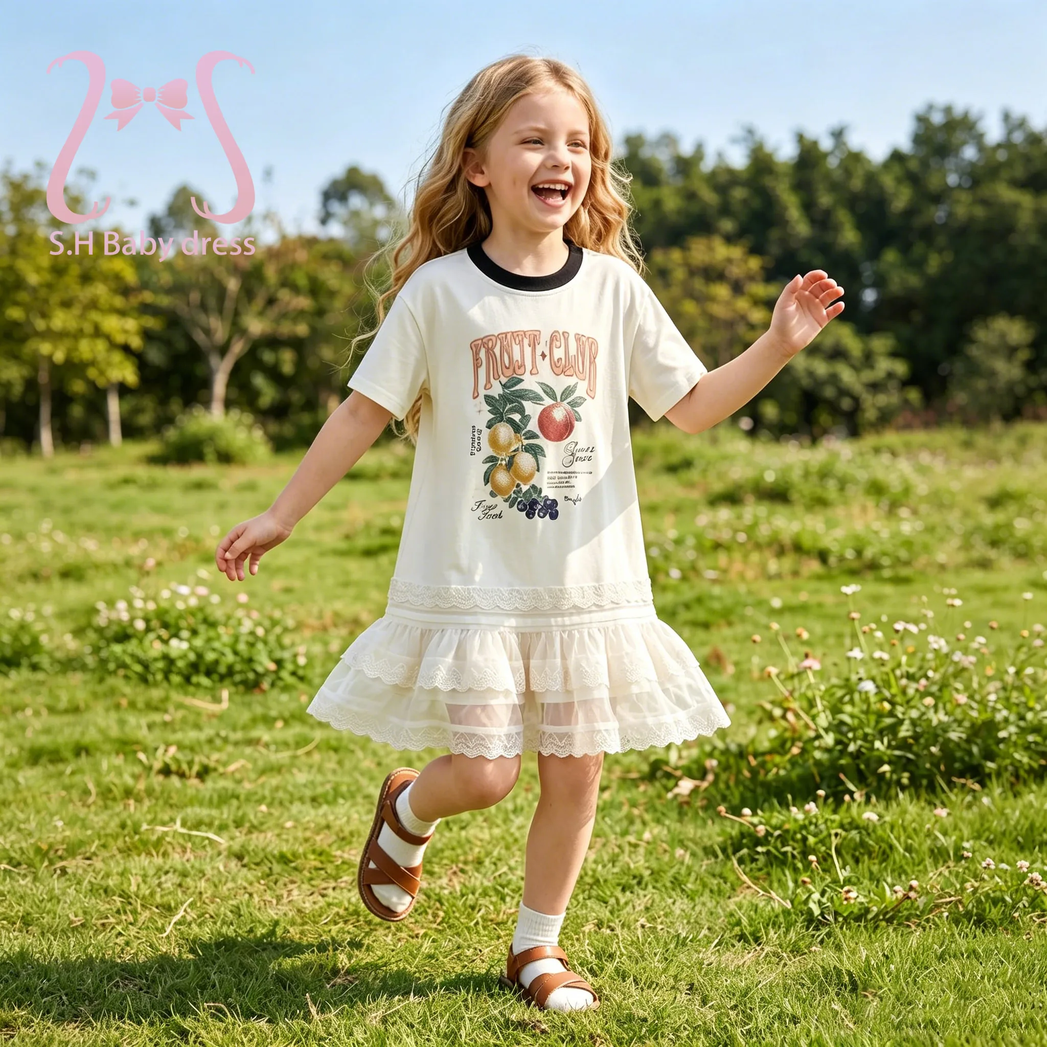Baby Clothing H&M - Toddler Girls Fruit Graphic T-Shirt Dress