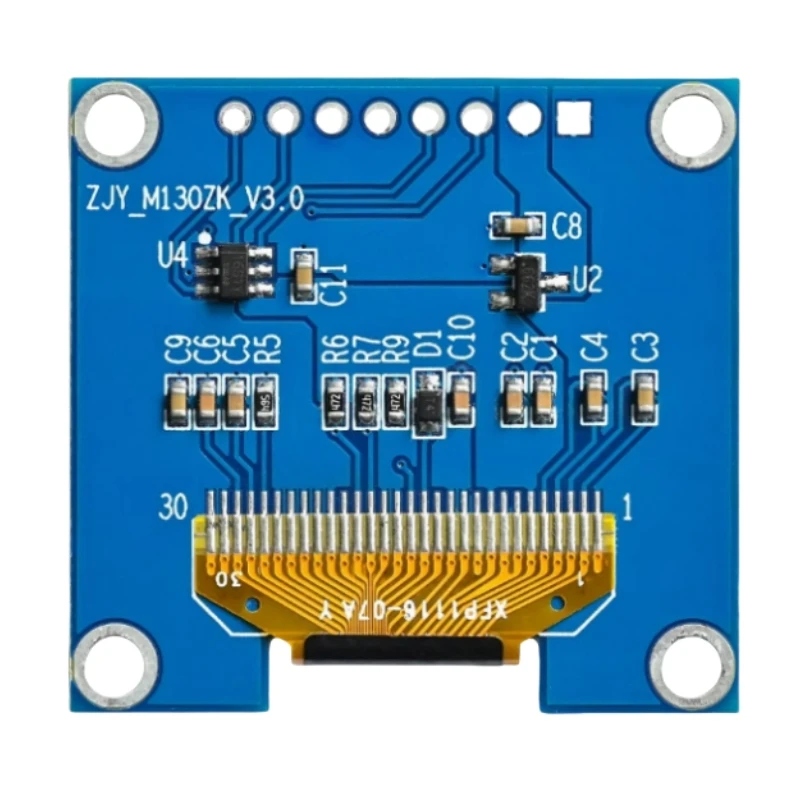 Display OLED com caráter chinês, 8Pin, 1.3 ", Sh1106, SD1306, 12864