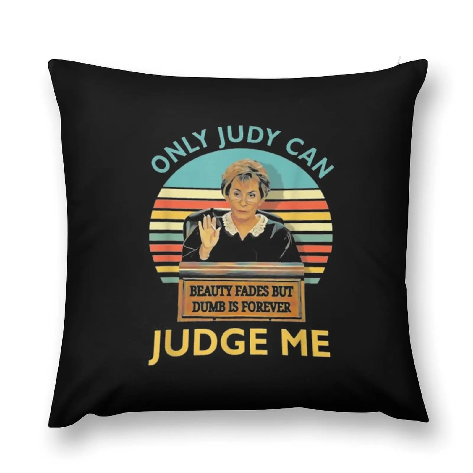 Only Judy Can Judge Me Vintage Throw Pillow Pillowcase Cushion Pillowcases Sofa Decorative Covers pillow