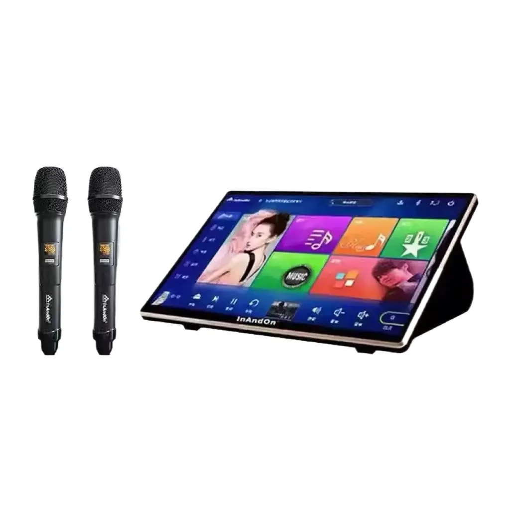 High-end integrated audio and video intelligent voice dual system all-in-one home karaoke dual system multilingual