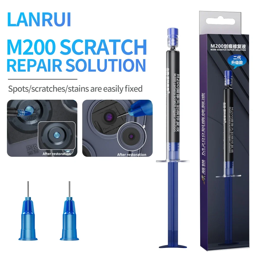 Lanrui M200 Scratch Repair Fluid Spots/Scratches/Stains are Fixed for Repairing Lens Water Intrusion Problems Repair Tool