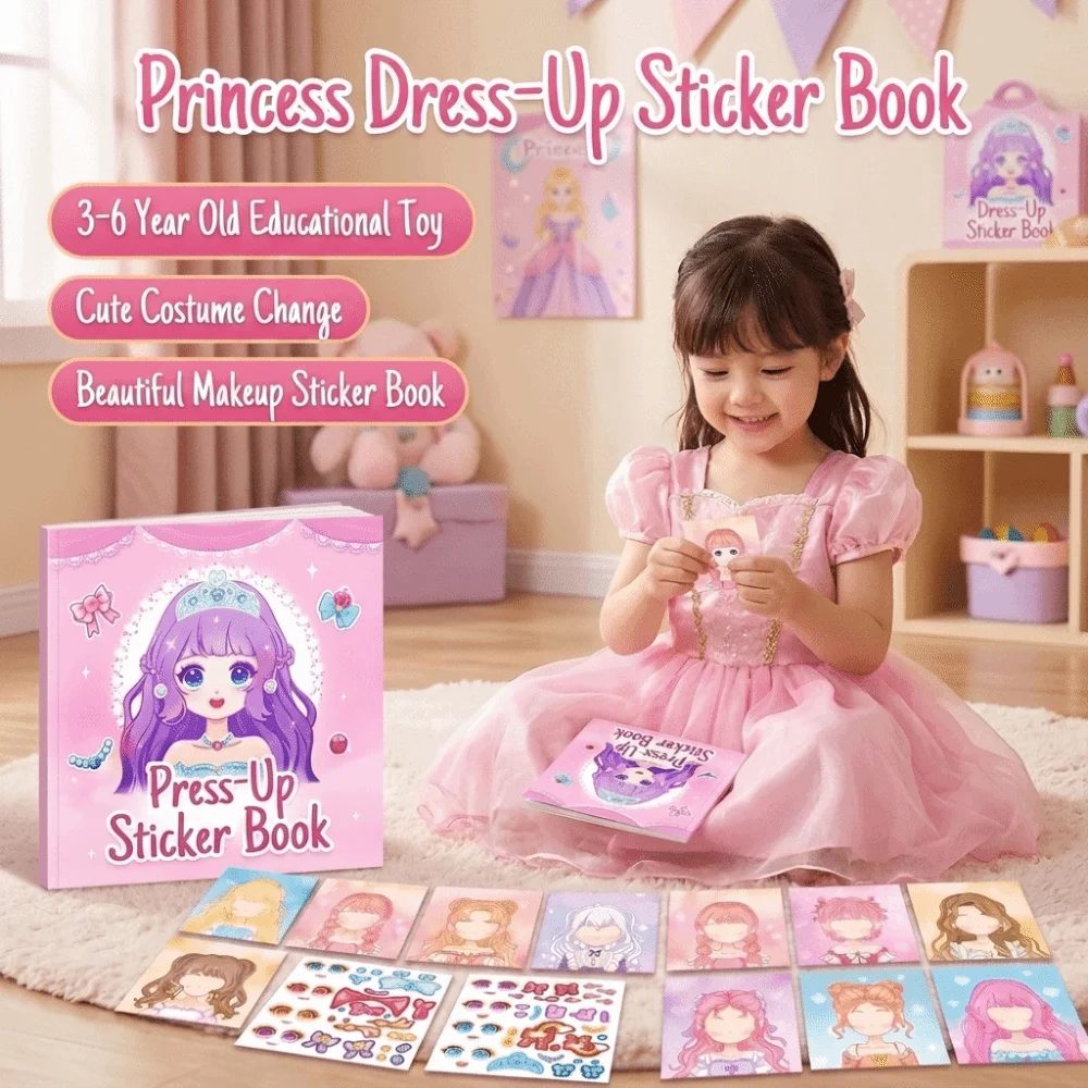 conjunto-de-adesivos-reutilizaveis-de-princesa-para-vestir-e-fazer-rostos-4-5-pecas-artesanato-quebra-cabeca-de-rosto-maquiagem-e-roupa