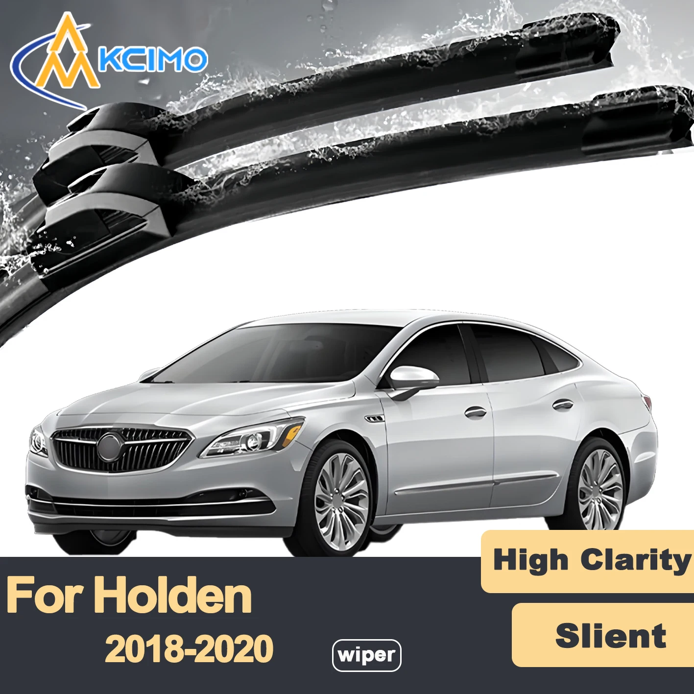 

Premium Rubber Durable Silent Windshield Wiper Blades 2pcs for Holden Commodore ZB 2018-2020 Opel Insignia Buick Regal