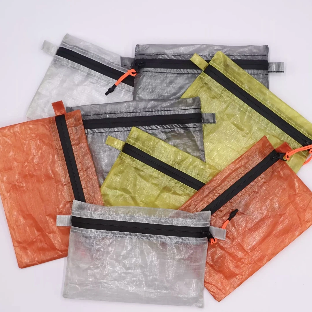 Ultralight DCF Dyneema Waterproof Document Bag Lightweight Travel Card Organizer Outdoor Sports Cuben Fiber Passport Pouch