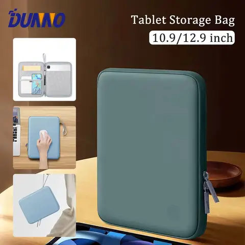 태블릿 슬리브 백 7.9-12.9 인치 핸드백 케이스 iPad Pro 용 Samsung Xiaomi Lenovo 슬리브 백 커버 충격 방지 파우치 멀티 포켓