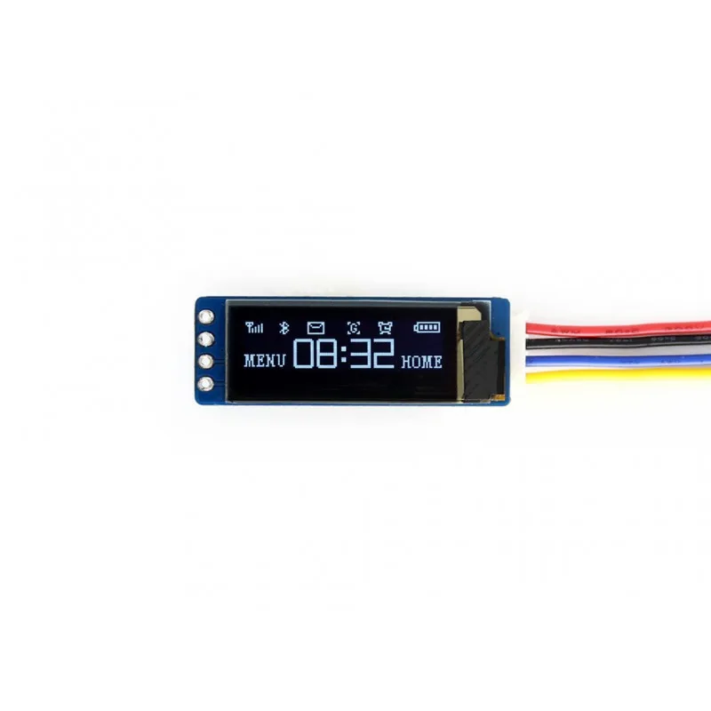 

General 0.91inch OLED Display Module, 128x32 Pixels, I2C Interface,3.3V / 5V，White