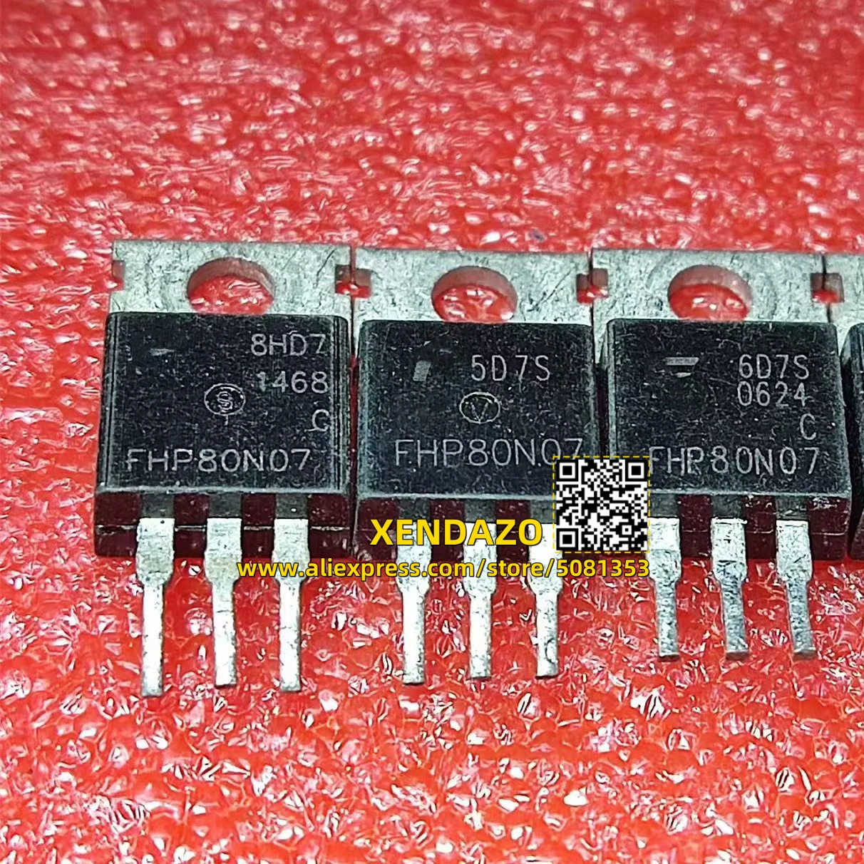 10pcs/lot FHP80N07 80N07 TO-220 80A 70V Power MOSFET