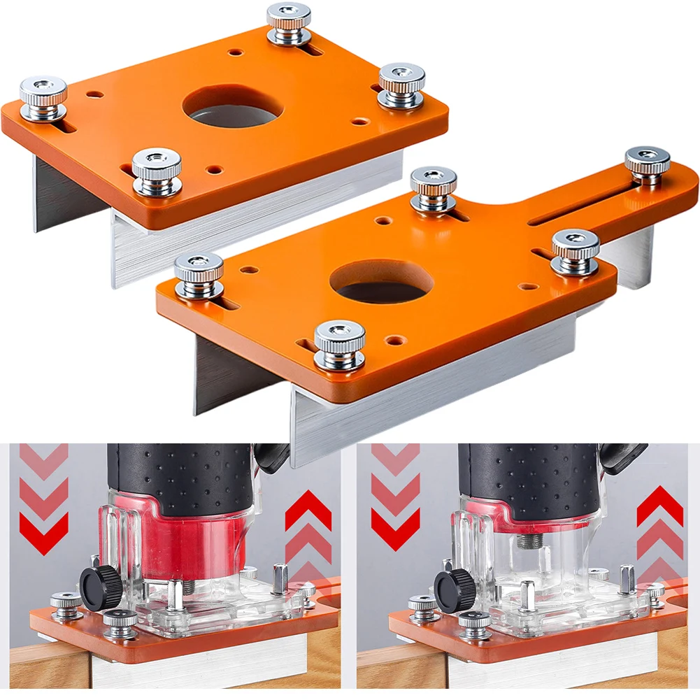 

Wood Router Slotting Locator Tool Slotted Base Fastening Bracket Edge Trimmer Chamfering, Grooving, And Curve Cutting Tools Part