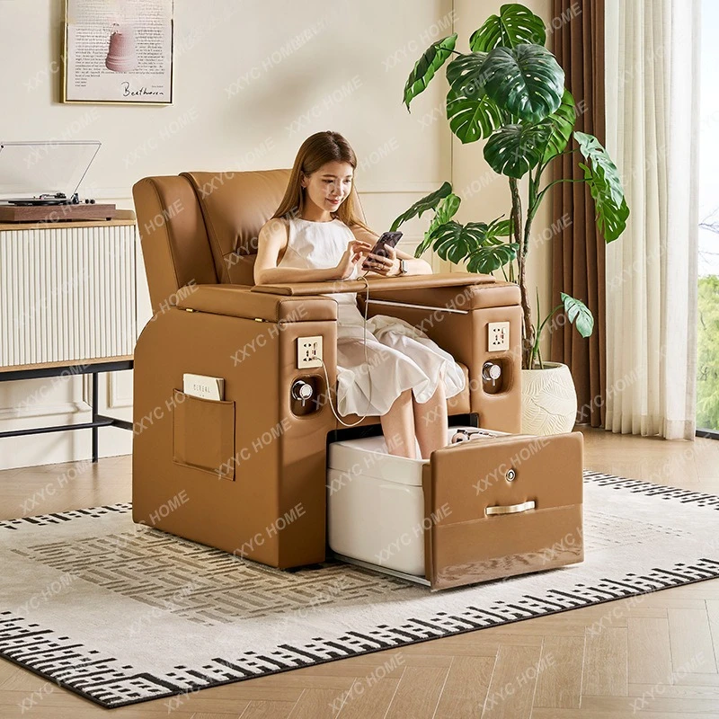 FF Electric Nail Sofa High-end Multifunctional Eyelash Foot Therapy Foot Bath Sofa