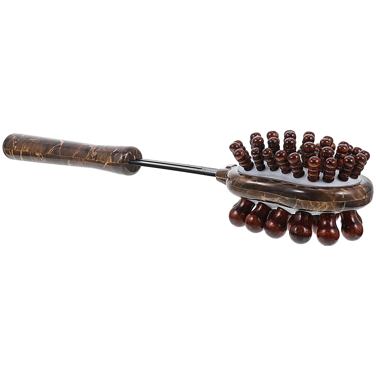 

Massage Hammer Portable Back Pounding Massager Hand Held Wooden Beads Trigger Point Foot Sole Body Muscles Relaxation Equipment