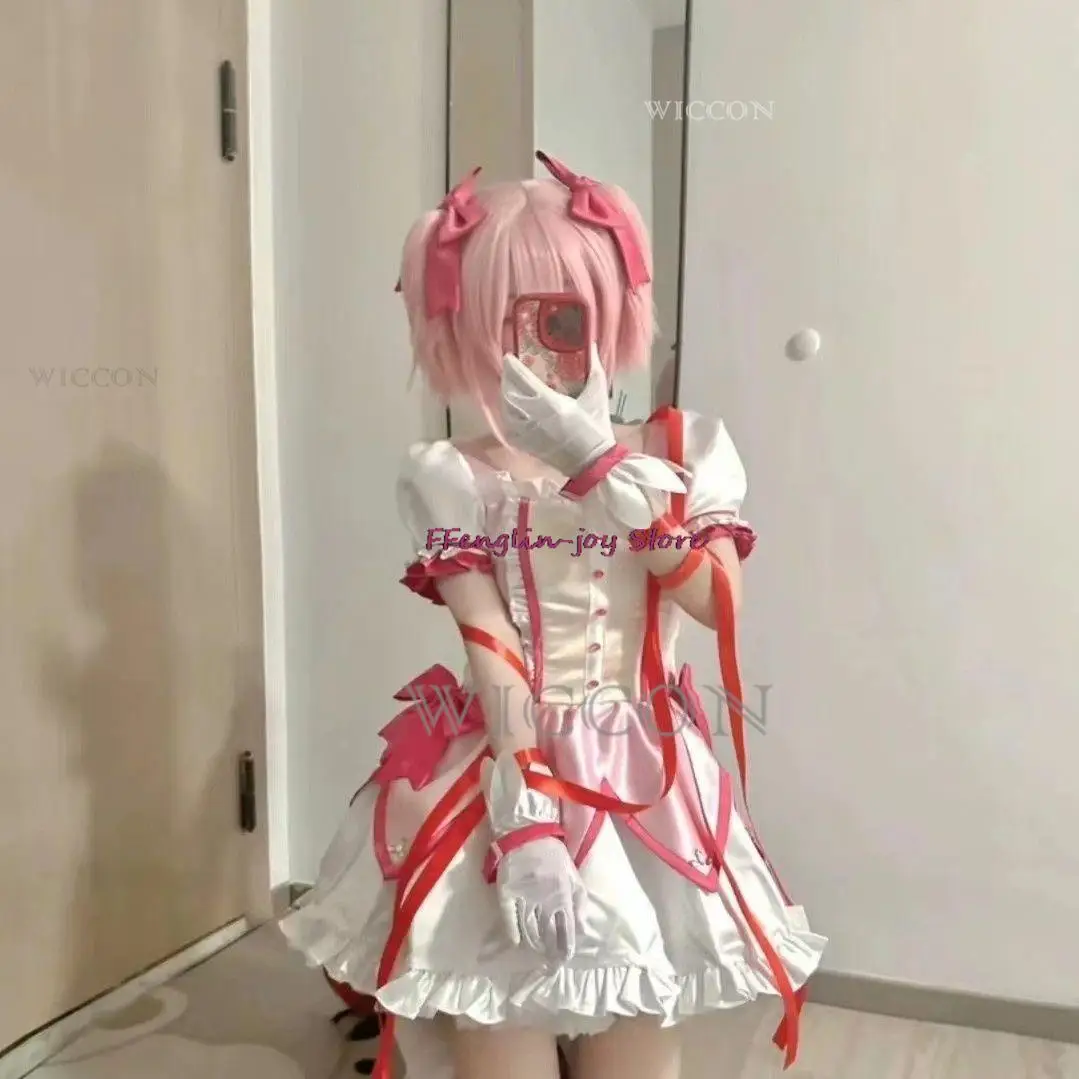 

Cosplay Anime Kaname Madoka Cosplay Costume Magica Kaname Dress Wig Kaname Madoka Outfits for Comic Con