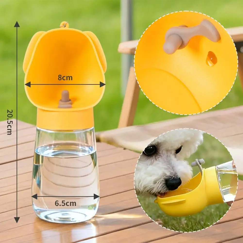 Portable Dog Water Bottle with Food Container Travel Puppy Bowl Dispenser for Walking Hiking Spring Mothers Day Gift C0S0