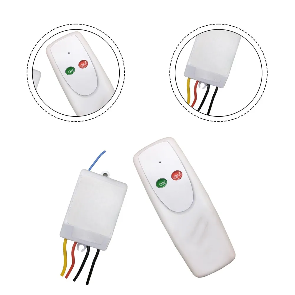 1 Channel Wireless Remote Switch for 220V LED Lighting Control with ABS Housing and 5 55C Operating Temperature