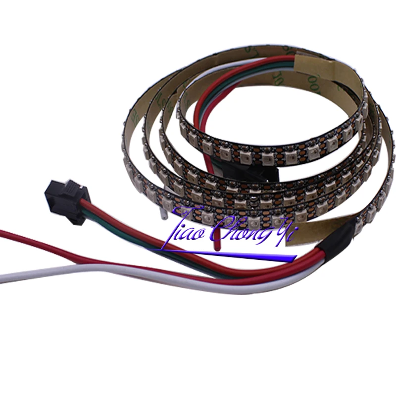 1M SK6812 3535 144led/m DC 5V 8MM addressable RGB LED pixel strip 8mm width Black PCB IP20 non-waterproof