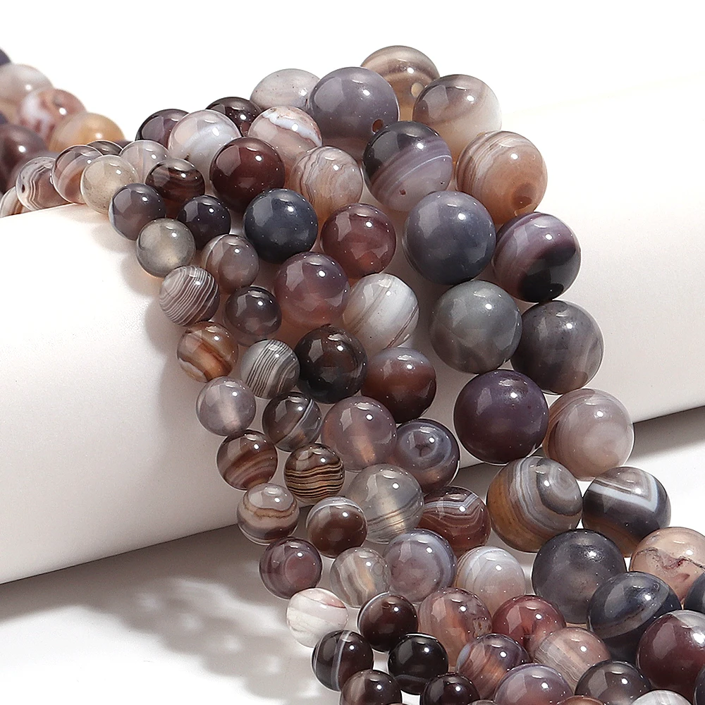 1 Strand 4/6/8/10mm Natural Persian Gulf Agate Stone Beads Round Loose Spacer Beads For DIY Jewelry Making Bracelets Necklace