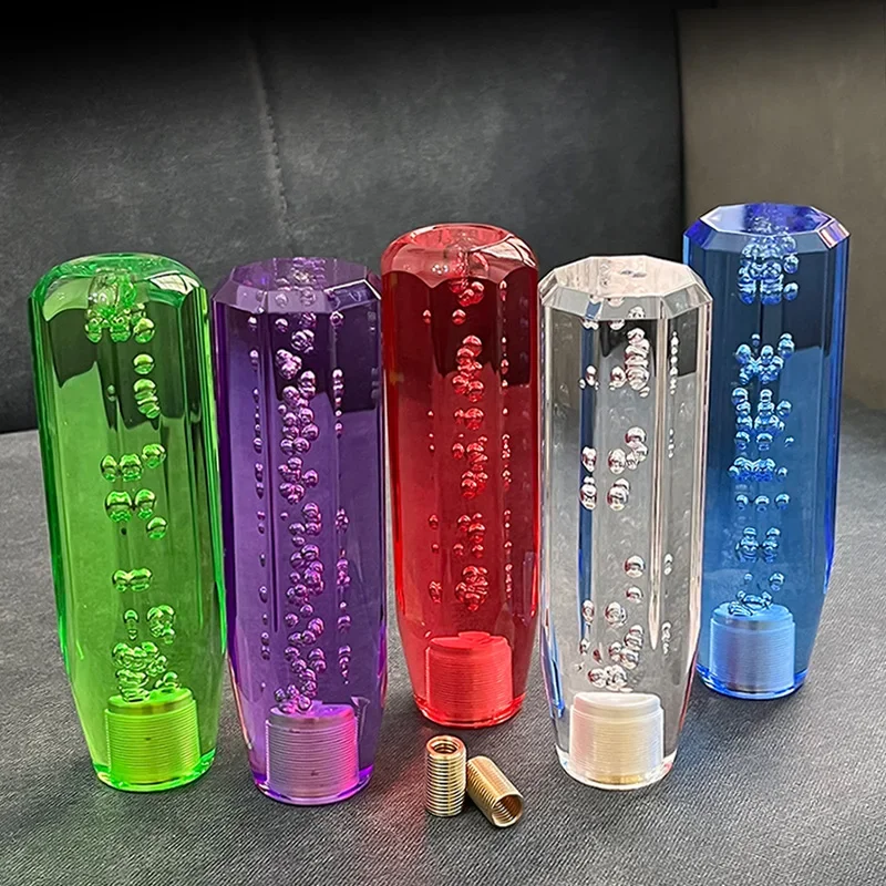 Car Gear Shift Lever Head, Acrylic Transparent Bubble Gear Shift Handle, Suitable for Automatic Transmission Cars 2
