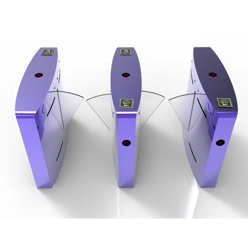 

Safety Access Control RFID Electronic Flap Barrier Turnstile Gate