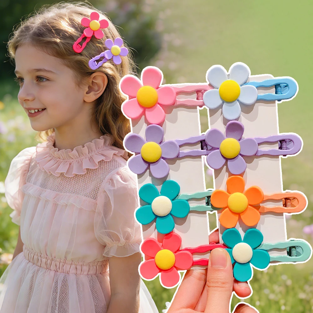 

Набор из 2 заколок для волос с цветами • Разноцветные, милые и стильные, для повседневного использования, поездок на работу, прогулок и в качестве подарка друзьям и семье.