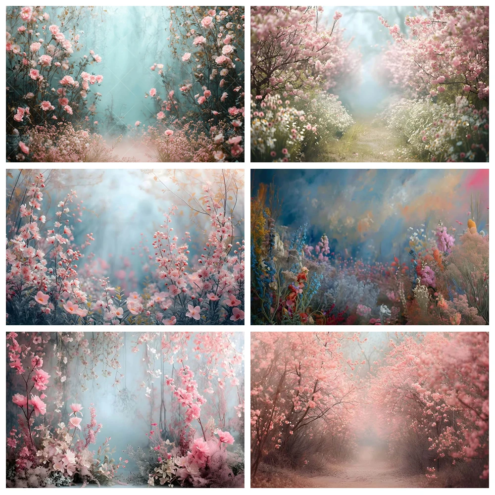 

Photography Background Dream Spring Easter Garden Floral Child Birthday Party Art Portrait Decor Backdrop Photo Studio