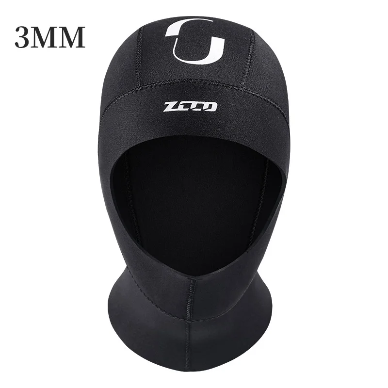 Cappuccio per immersioni subacquee in neoprene da 3 mm con spalla Attrezzatura per lo snorkeling Cappello Berretto da nuoto invernale Muta calda Pesca subacquea Diver