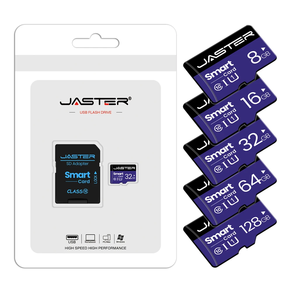 Szybka karta pamięci do odczytu i zapisu 128GB SD, zewnętrzna pamięć masowa 64GB, fioletowa karta TF 32GB, czytnik kart prezentowych 16GB 8GB, 100% rzeczywista pojemność. — zdjęcie produktu 6