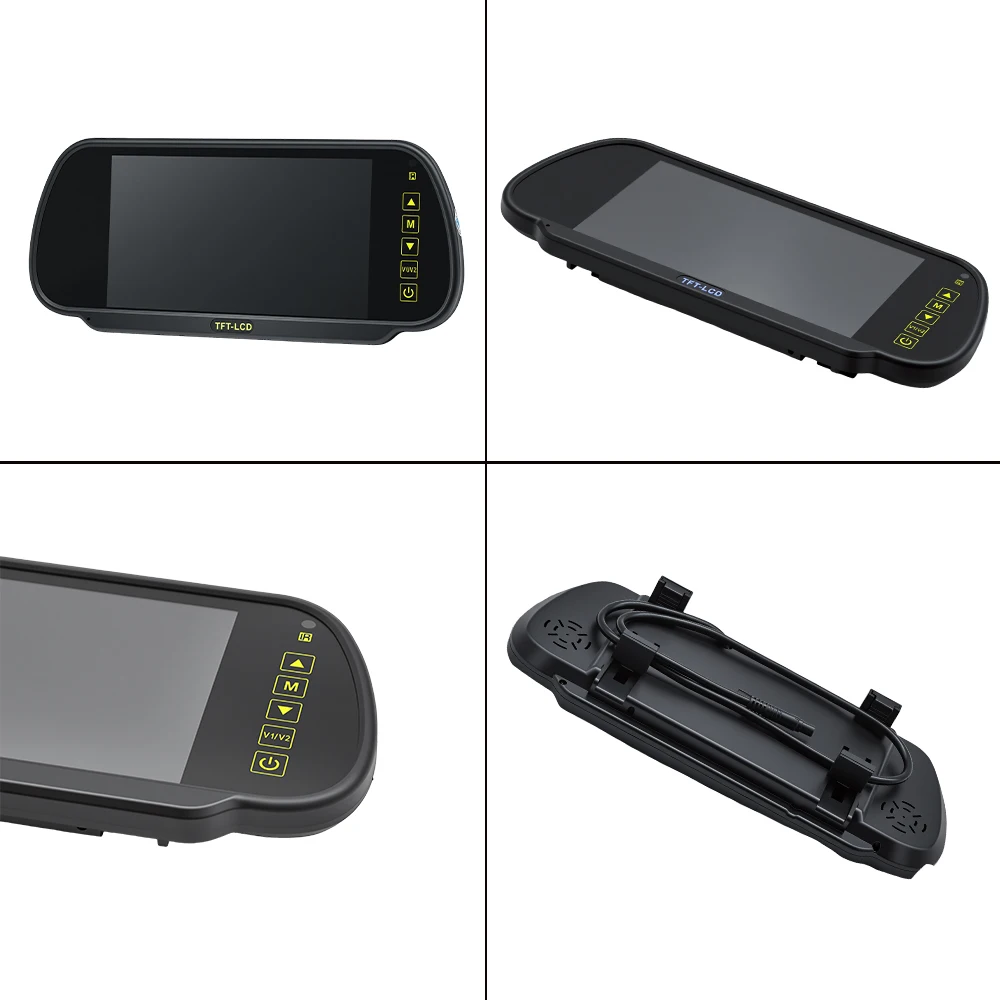 Bremslicht-Rückfahrkamera-Set mit 7-Zoll-Rückspiegelmonitor für Fiat Ducato, Citroen Jumper, Peugeot Boxer – Detail 3
