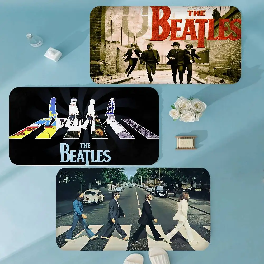 Rock Band The B-B-Beatles Hallway Carpet Washable Non-Slip Living Room Sofa Chairs Area Mat Kitchen Doormat Area Rug