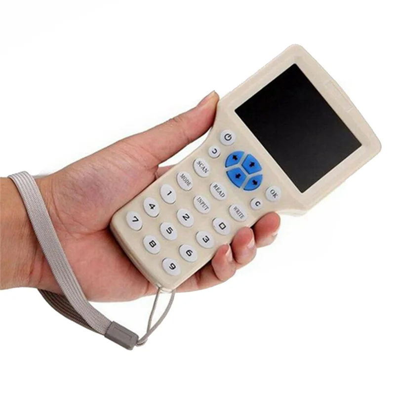 RFID Reader Writer Duplicator NFC Smart Card Programmer 125KHz 13.56MHz Encrypted Decoder Writable Key Cards