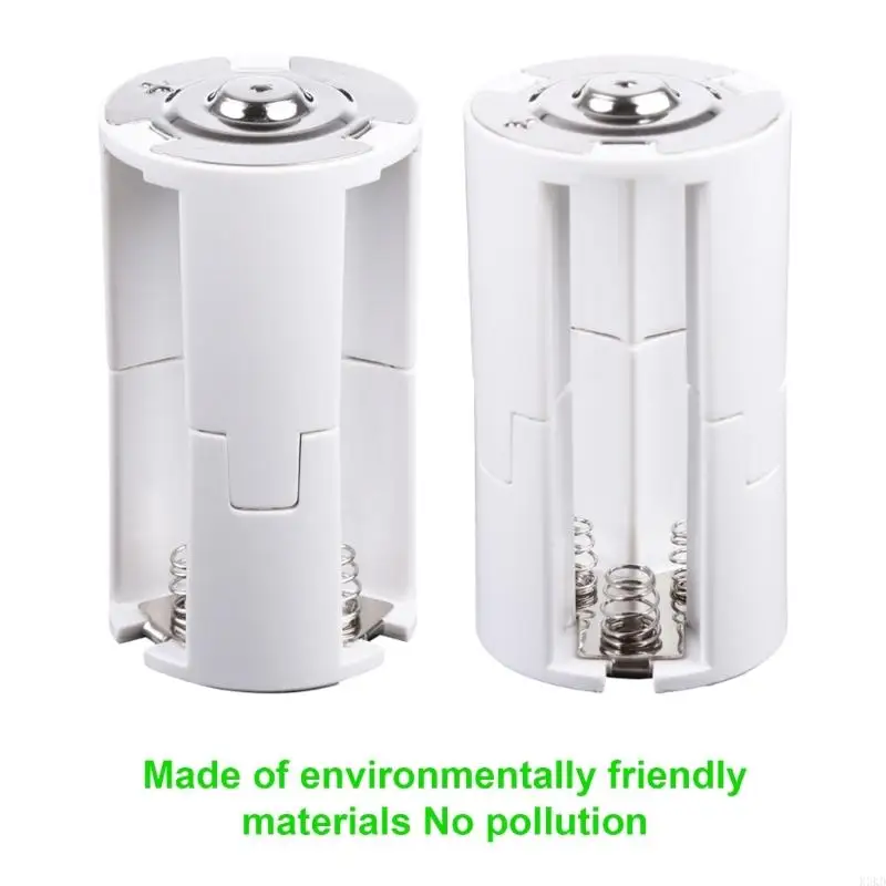 K3KD 1PCS 3 AA Pin sang bộ điều hợp pin D cho CASE Bộ chuyển đổi bộ chuyển đổi kết thúc Caps