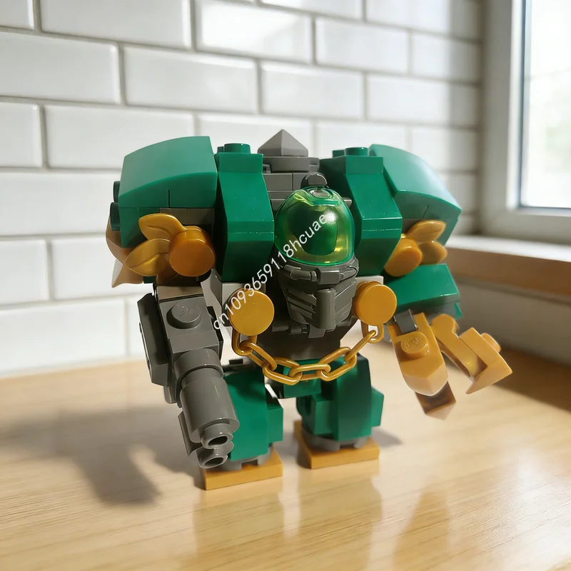 

Набор строительных блоков MOC «Замок-Дредноут» (124 детали), конструктор для самостоятельной сборки, креативная игрушка, идея для рождественского подарка, развивающий конструктор