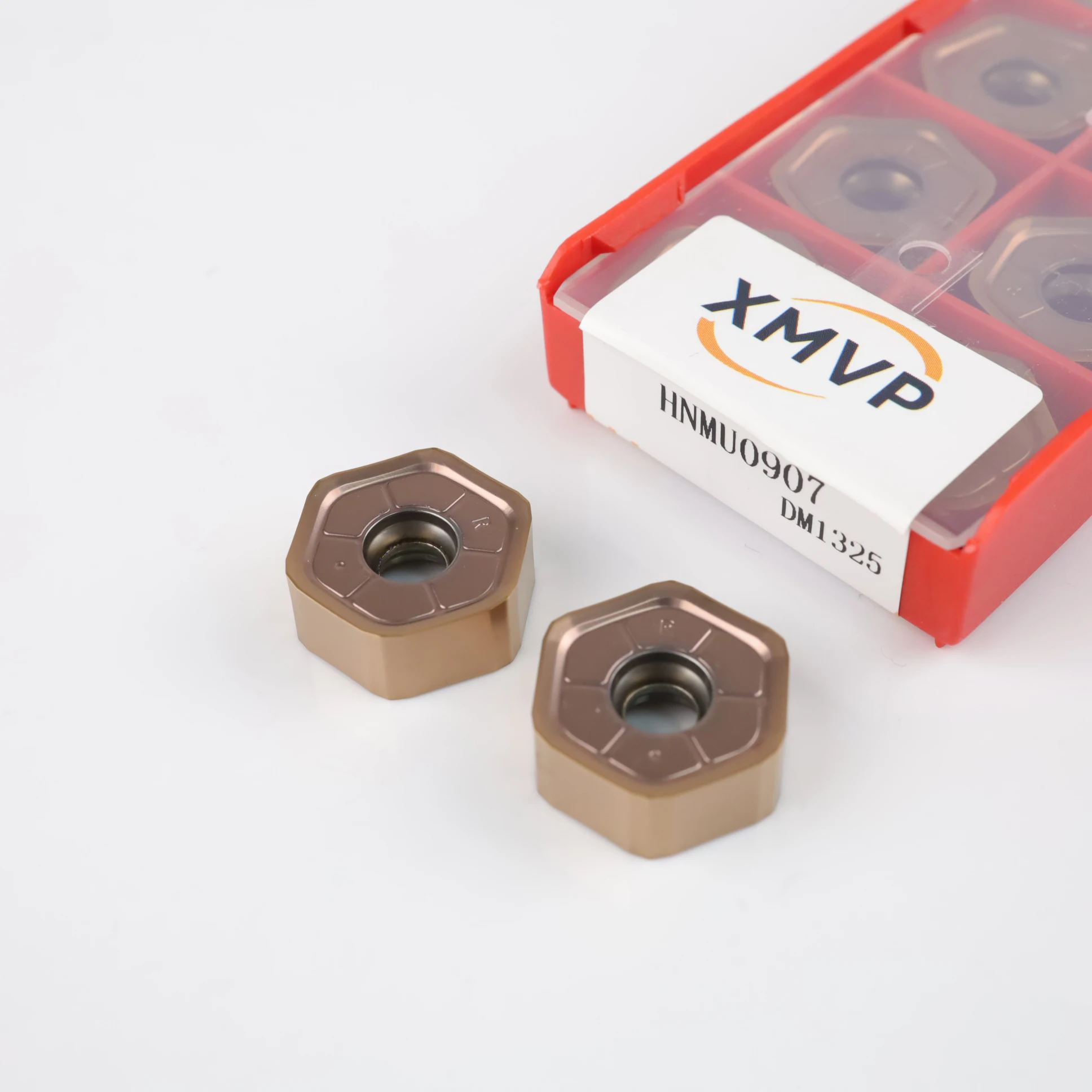 

XMVP 10 Pcs HNMU 0907 Carbide Cutter Milling Inserts Face Milling Cnc Inserts Cemented Carbide Cutting Tools HNMU 0906 For CNC