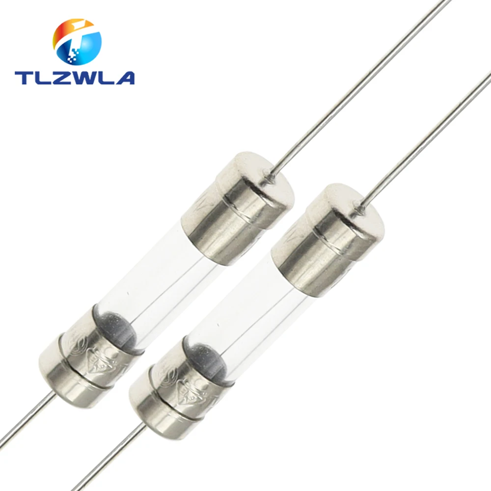 10PCS 5*20mm Double cap Fast Glass Fuse Slow Blow Tube Fuse With a pin 5x20mm 250V 0.5A 1A 2A 3A 4A 5A 6A 7A 8A 10A 12A 15A 20A