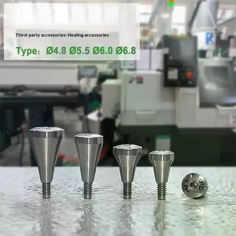 /ACR/Healing Abutment Grade 5 Titanium Alloy Healing Cap Screw For Clinic Lab Supply For Neo Biotech 1Pcs