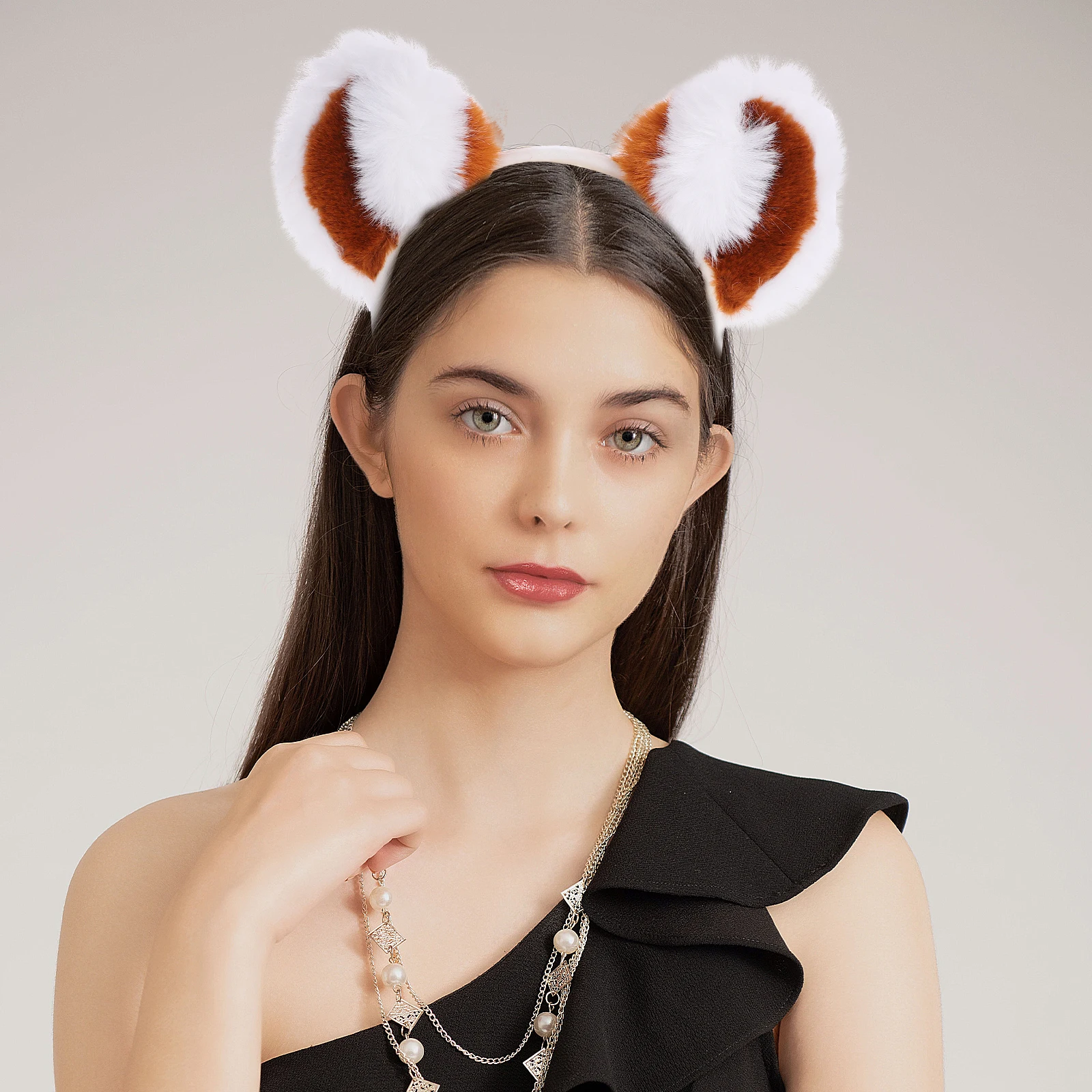 

Headband Little Raccoon Animal Cosplay Ear Hair Accessories Ears for Girl Child