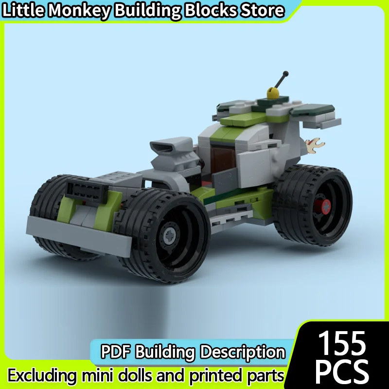 

Speed Racing Car Model MOC Building Bricks Special Vehicles Modular Technology Children Holiday Gifts Assemble Toys Suit