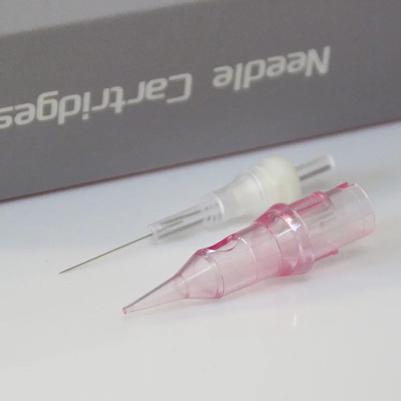 20 pz/scatola aghi per cartucce per tatuaggi Round Liner Tattoo Needle Cartridge per pistola rotativa per tatuaggi Pmu Microblading sopracciglio ago