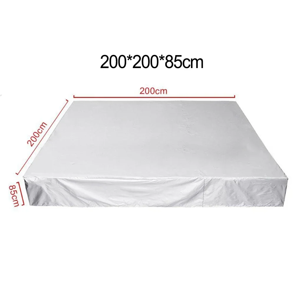 Thermal Insulation Spa Cover Replacement Waterproof 210D Oxford Cloth Full Protection Easy Installation Available in 3 Sizes