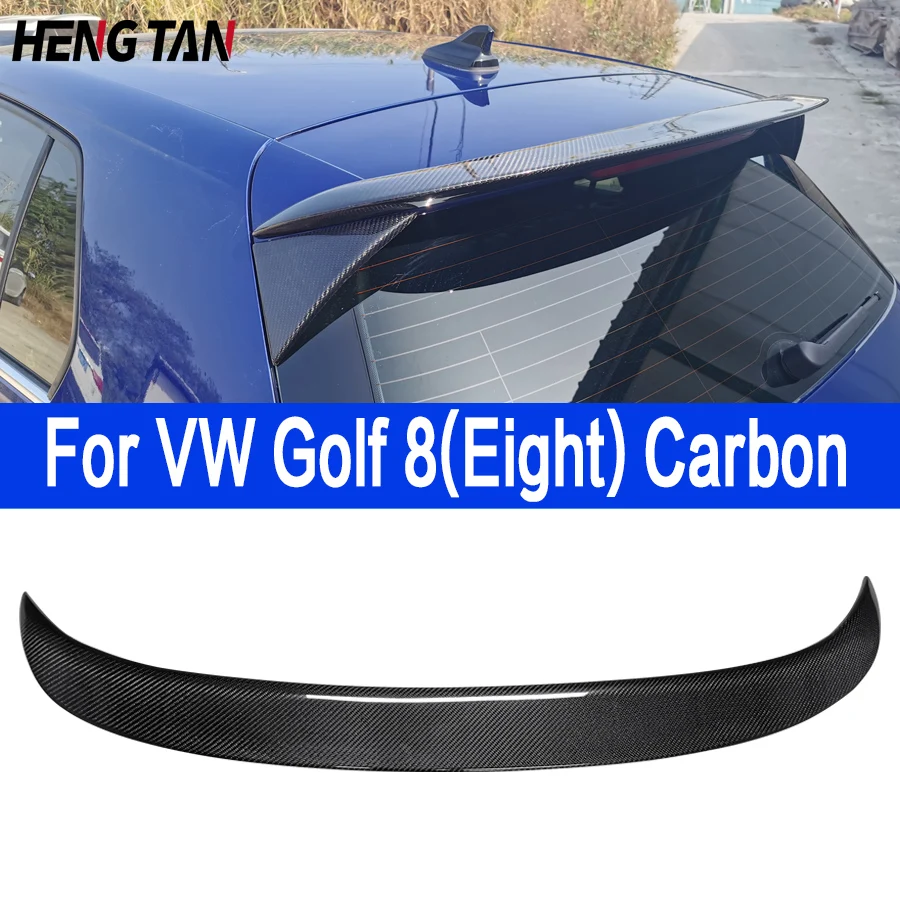 

Carbon Fiber Rear Deck Spoiler Duckbill Car Wing for VW Golf 8(Eight) Retrofit the rear wing Carbon Fiber/FRP/Forged Carbon